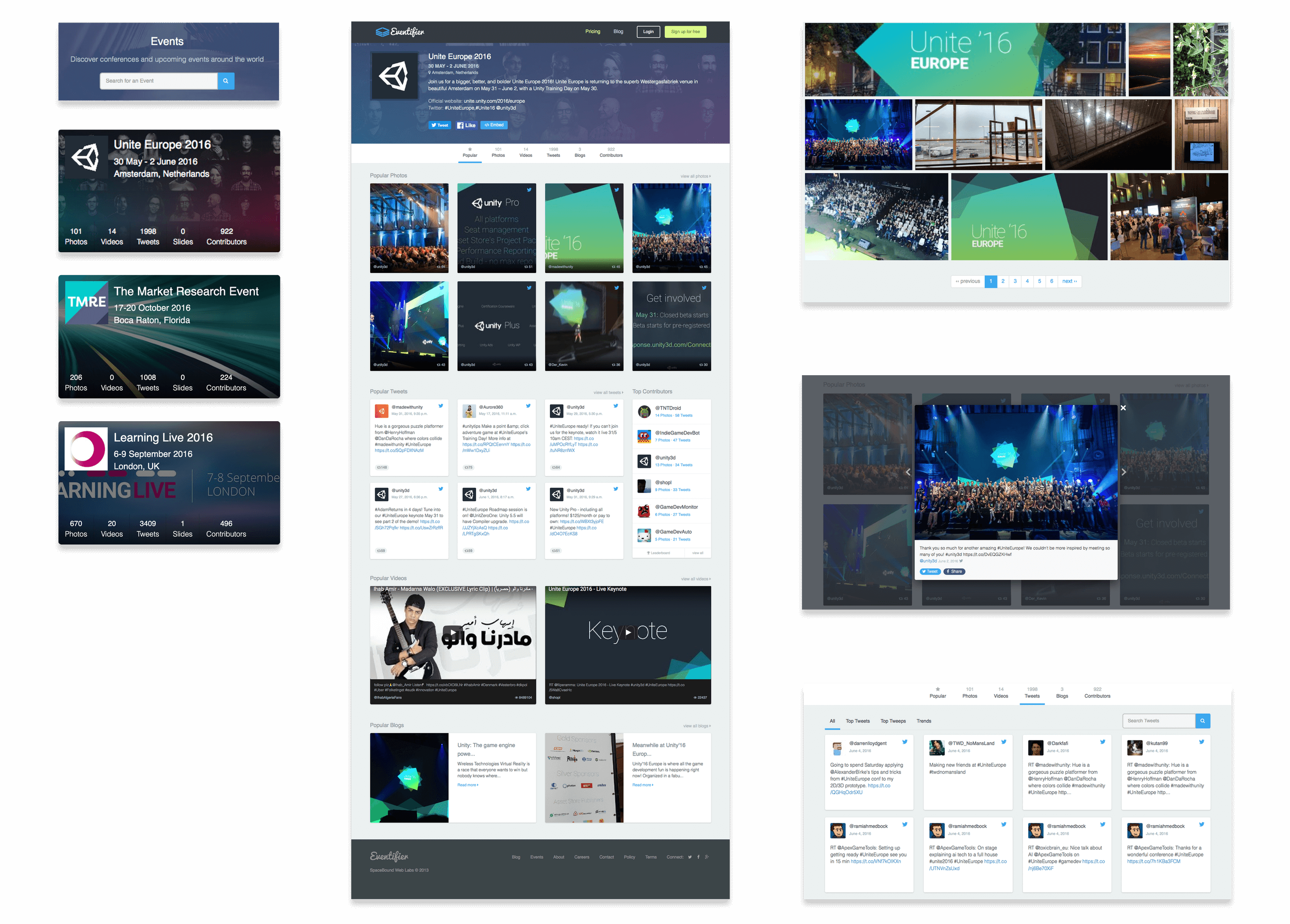 Website Event Pages
