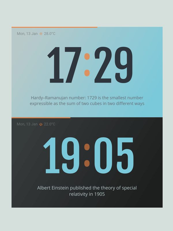 Flutter Clock 